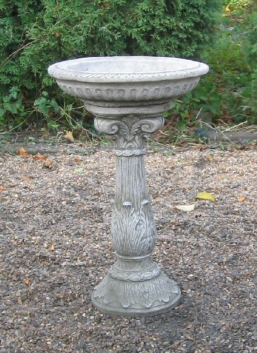 KBB18 Tall Ornate Bird Bath KBB18 Tall Ornate Bird Bath